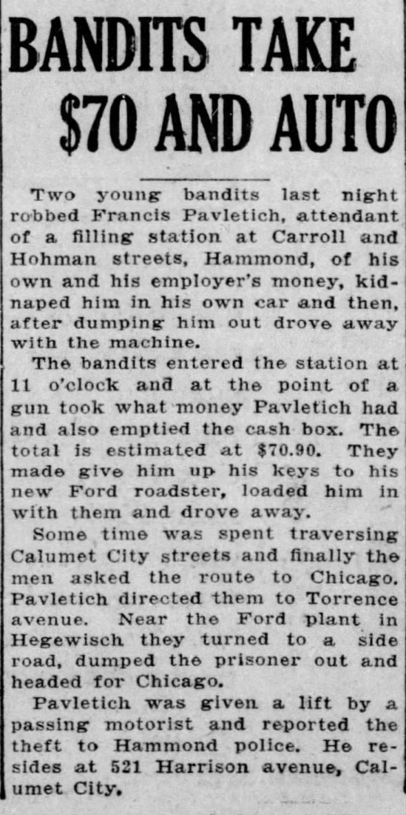 1929 Robbery Victim